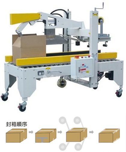 研茂智能的紙箱封箱機(jī)