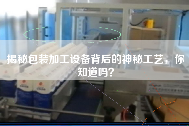 揭秘包裝加工設(shè)備背后的神秘工藝，你知道嗎？