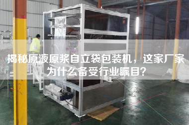 揭秘原液原漿自立袋包裝機(jī)，這家廠家為什么備受行業(yè)矚目？