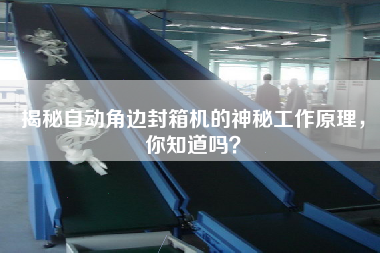 揭秘自動(dòng)角邊封箱機(jī)的神秘工作原理，你知道嗎？