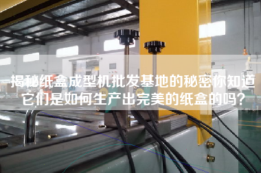 揭秘紙盒成型機(jī)批發(fā)基地的秘密你知道它們是如何生產(chǎn)出完美的紙盒的嗎？