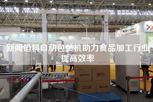 新聞餡料自動包裝機(jī)助力食品加工行業(yè)提高效率