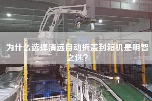 為什么選擇清遠(yuǎn)自動折蓋封箱機是明智之選？