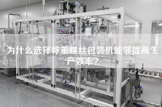 為什么選擇稱重螺絲包裝機(jī)能夠提高生產(chǎn)效率？