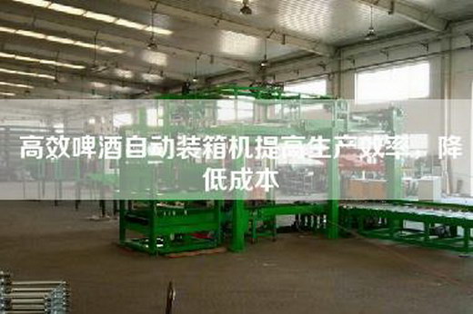 高效啤酒自動裝箱機提高生產(chǎn)效率，降低成本
